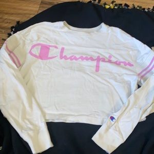 Champion Long Sleeve Crop Top